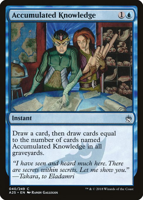 Accumulated Knowledge [Masters 25 - 40]