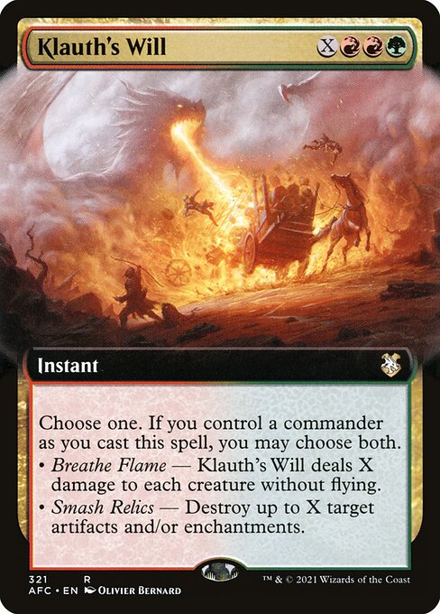 Klauth's Will [Forgotten Realms Commander - 321]