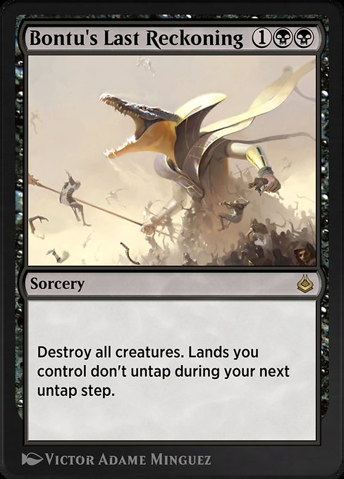 Bontu's Last Reckoning [Amonkhet Remastered - 96]