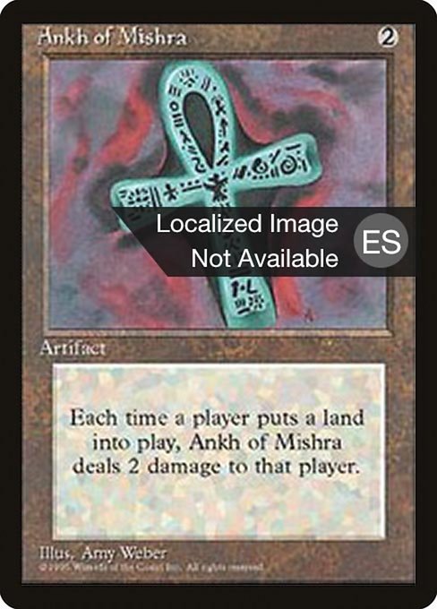 Ankh of Mishra [Fourth Edition Foreign Black Border - 294]