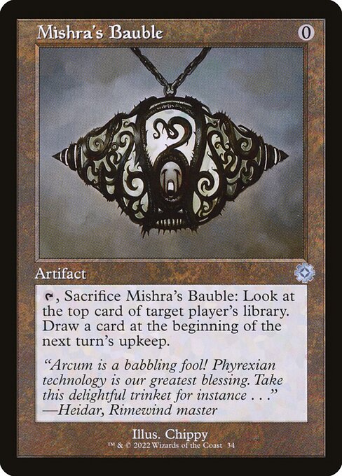 Mishra's Bauble [The Brothers' War Retro Artifacts - 34]
