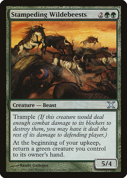 Stampeding Wildebeests [Tenth Edition - 300]