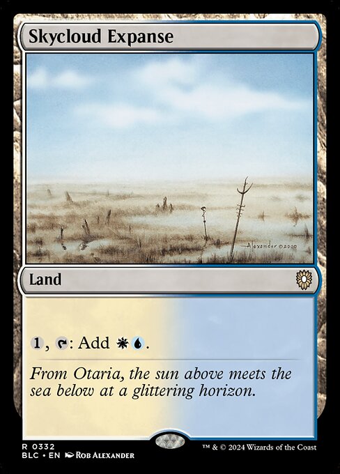 Skycloud Expanse [Bloomburrow Commander - 332]