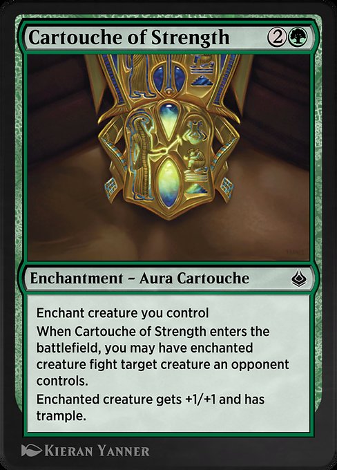 Cartouche of Strength [Amonkhet Remastered - 184]