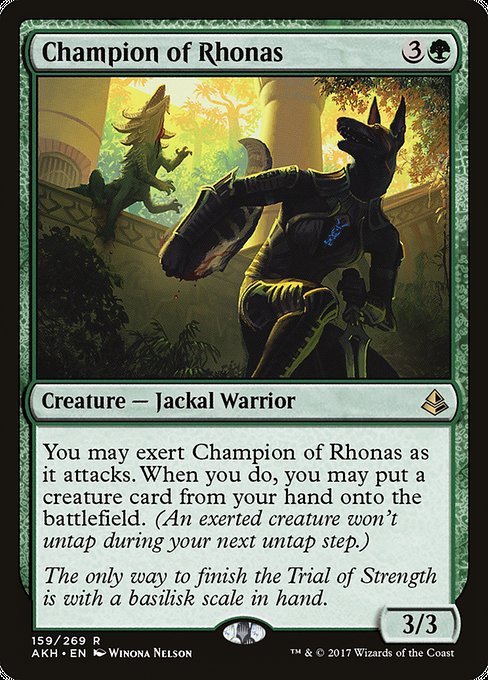 Champion of Rhonas [Amonkhet - 159]