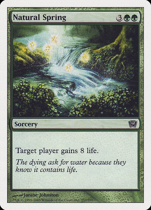 Natural Spring [Ninth Edition - 257]