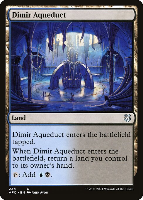 Dimir Aqueduct [Forgotten Realms Commander - 234]