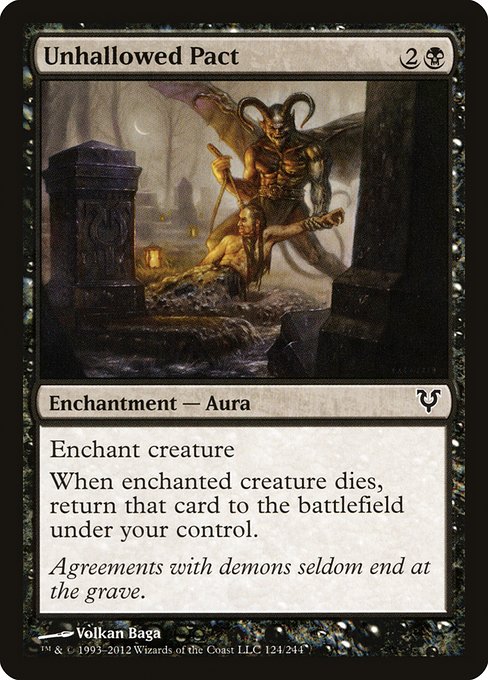 Unhallowed Pact [Avacyn Restored - 124]