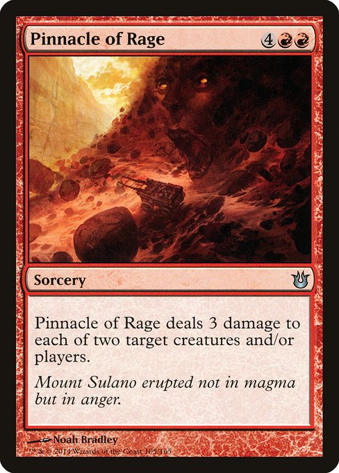 Pinnacle of Rage [Born of the Gods - 105]