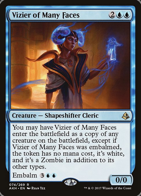 Vizier of Many Faces [Amonkhet - 74]