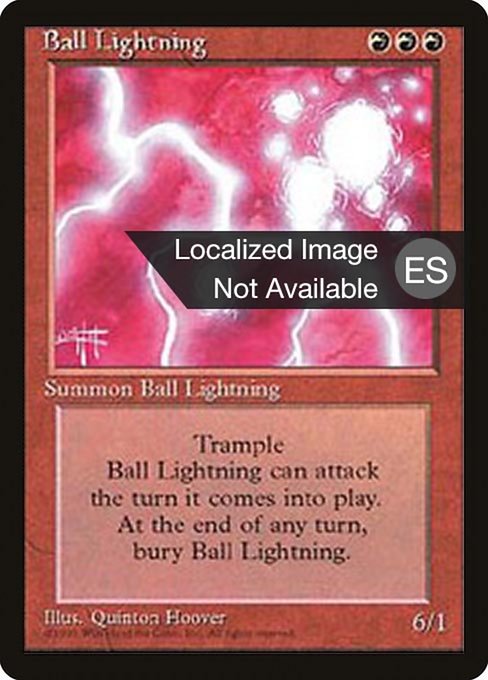 Ball Lightning [Fourth Edition Foreign Black Border - 176]