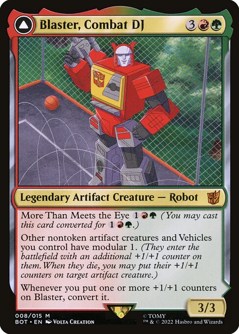 Blaster, Combat DJ // Blaster, Morale Booster [Transformers - 8]