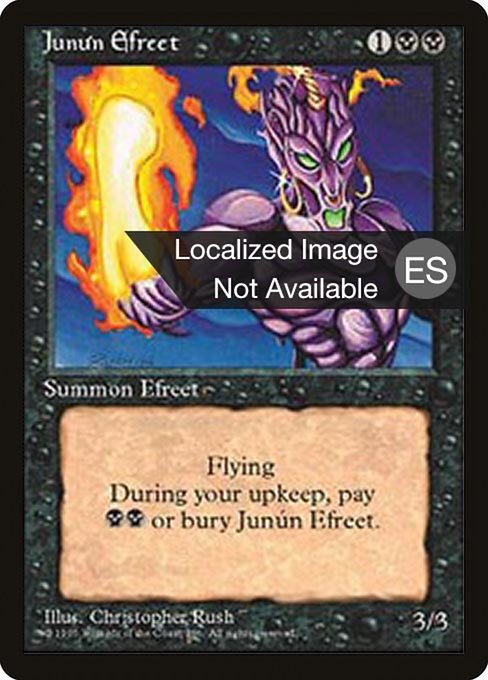 Junún Efreet [Fourth Edition Foreign Black Border - 143]