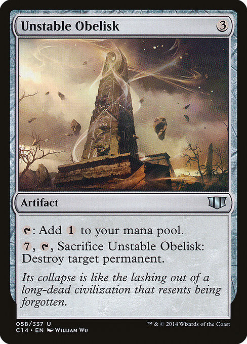 Unstable Obelisk [Commander 2014 - 58]