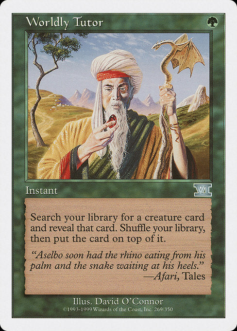 Worldly Tutor [Classic Sixth Edition - 269]