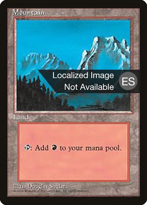 Mountain [Fourth Edition Foreign Black Border - 374]