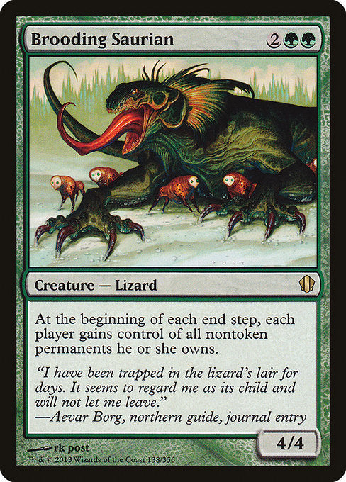 Brooding Saurian [Commander 2013 - 138]