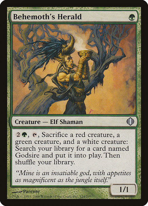 Behemoth's Herald [Shards of Alara - 124]