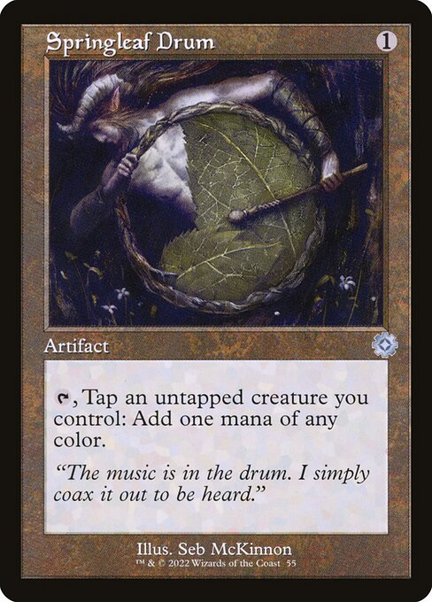 Springleaf Drum [The Brothers' War Retro Artifacts - 55]