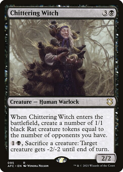Chittering Witch [Forgotten Realms Commander - 95]
