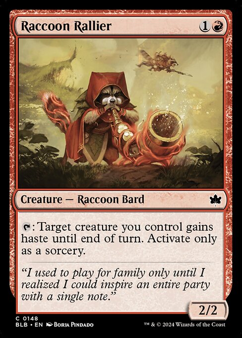 Raccoon Rallier [Bloomburrow - 148]