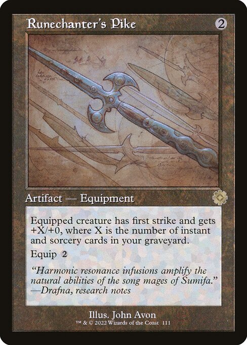 Runechanter's Pike [The Brothers' War Retro Artifacts - 111]
