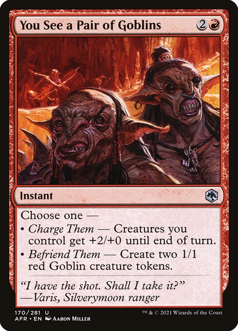 You See a Pair of Goblins [Adventures in the Forgotten Realms - 170]