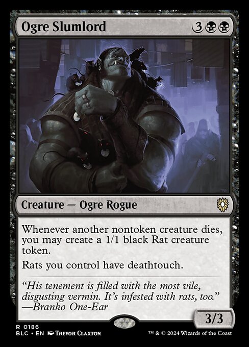 Ogre Slumlord [Bloomburrow Commander - 186]