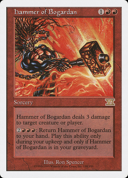Hammer of Bogardan [Classic Sixth Edition - 188]
