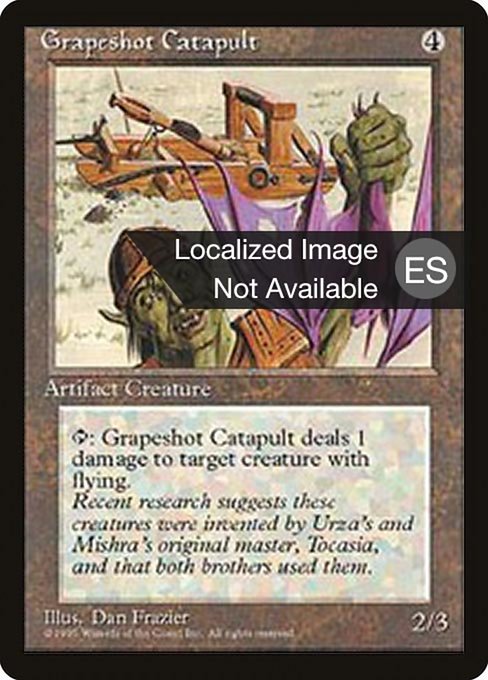 Grapeshot Catapult [Fourth Edition Foreign Black Border - 322]