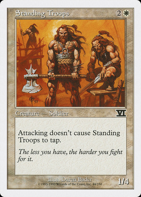 Standing Troops [Classic Sixth Edition - 44]