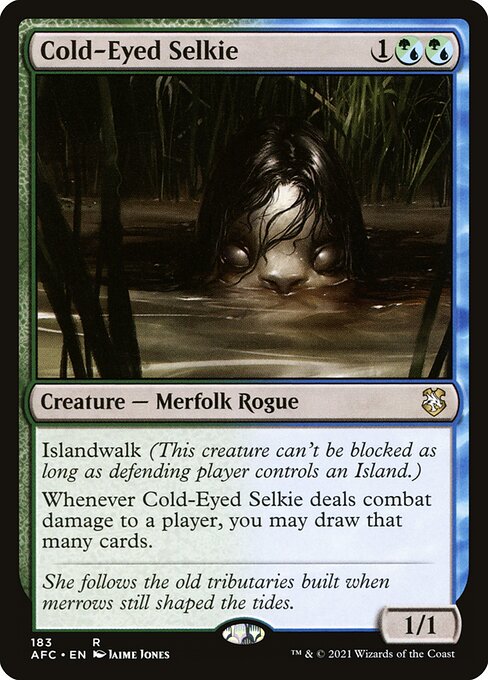 Cold-Eyed Selkie [Forgotten Realms Commander - 183]