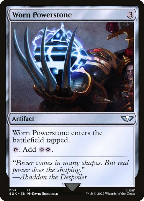 Worn Powerstone [Warhammer 40,000 Commander - 263]