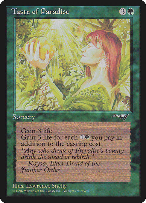 Taste of Paradise [Alliances - 100a]