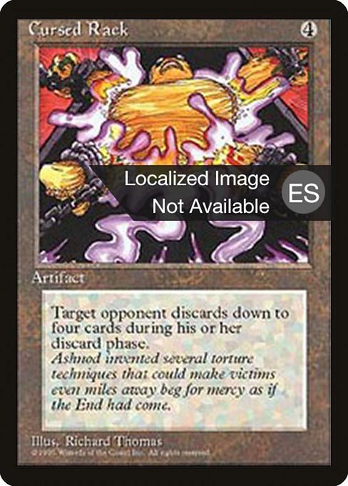 Cursed Rack [Fourth Edition Foreign Black Border - 312]