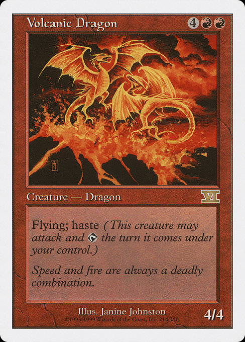 Volcanic Dragon [Classic Sixth Edition - 214]