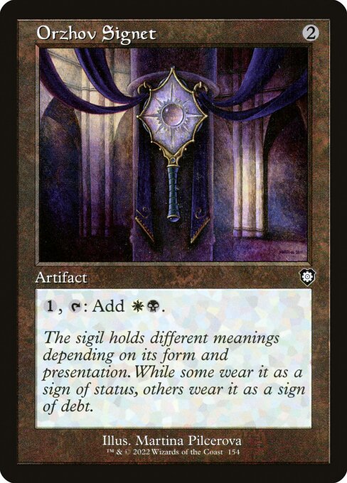 Orzhov Signet [The Brothers' War Commander - 154]