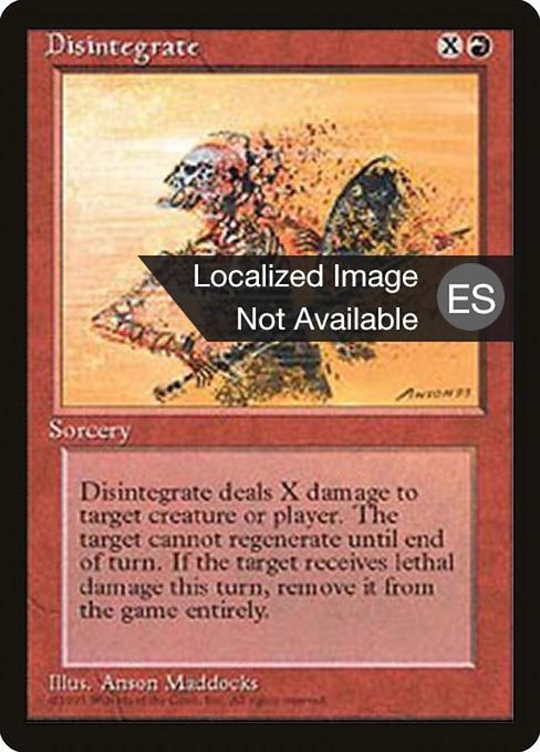 Disintegrate [Fourth Edition Foreign Black Border - 185]