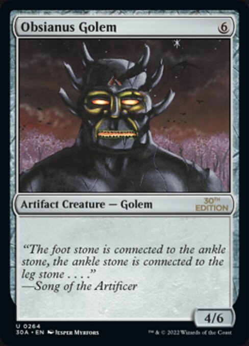Obsianus Golem [30th Anniversary Edition - 264]