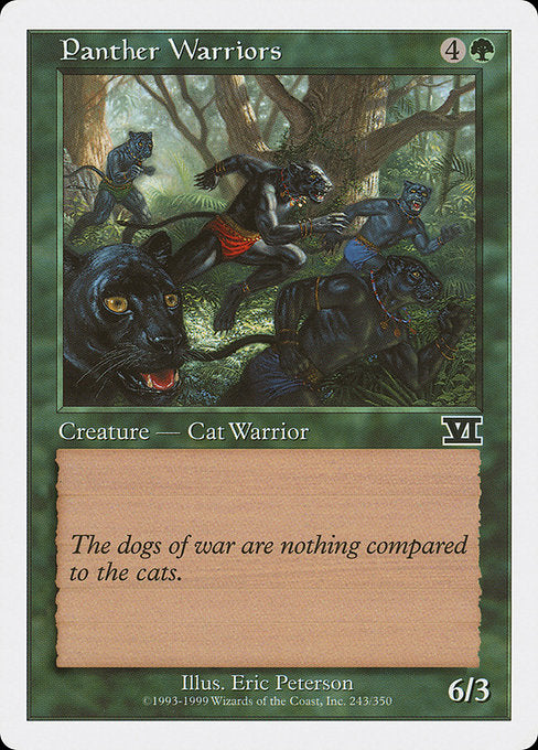 Panther Warriors [Classic Sixth Edition - 243]