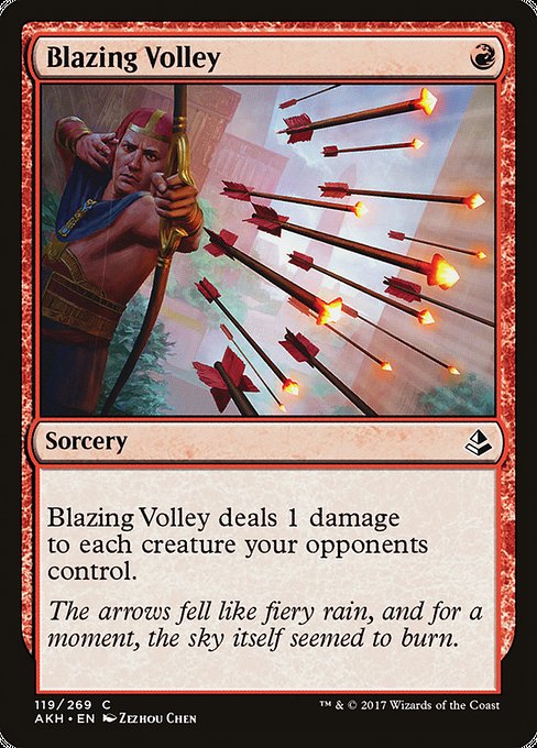 Blazing Volley [Amonkhet - 119]