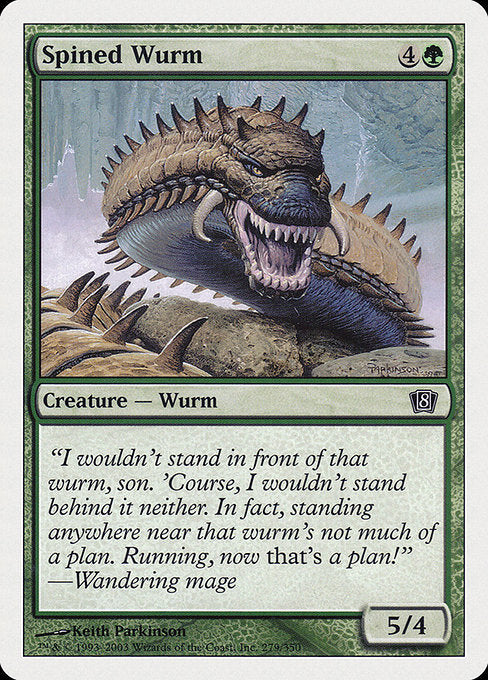Spined Wurm [Eighth Edition - 279]
