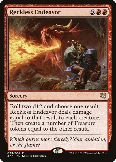 Reckless Endeavor [Forgotten Realms Commander - 33]