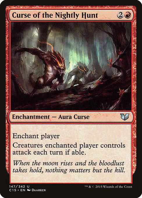 Curse of the Nightly Hunt [Commander 2015 - 147]