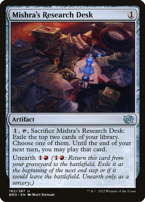 Mishra's Research Desk [The Brothers' War - 162]