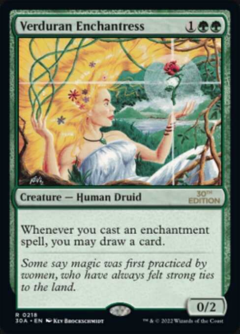 Verduran Enchantress [30th Anniversary Edition - 218]