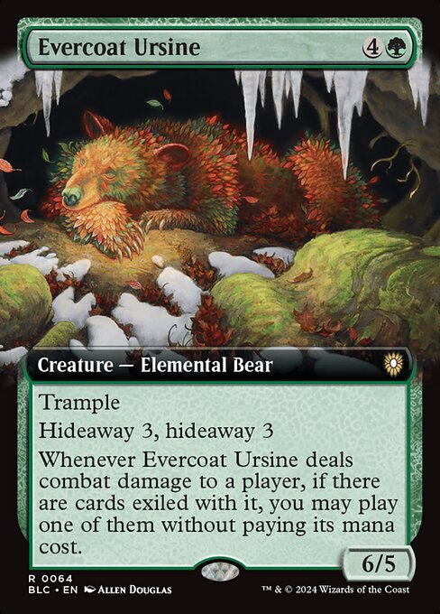 Evercoat Ursine [Bloomburrow Commander - 64]