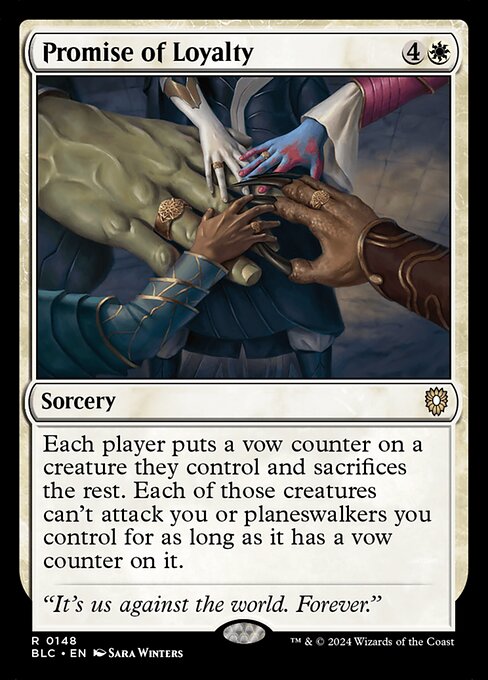 Promise of Loyalty [Bloomburrow Commander - 148]