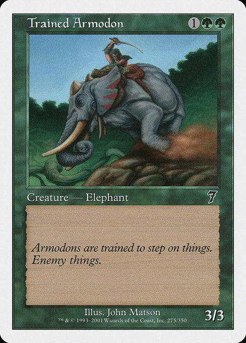 Trained Armodon [Seventh Edition - 275]