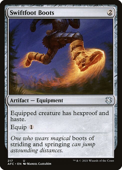 Swiftfoot Boots [Forgotten Realms Commander - 217]